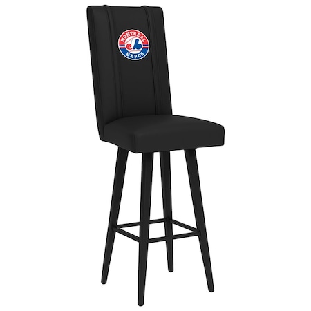 Swivel Bar Stool 2000 With Montreal Expos Cooperstown Logo